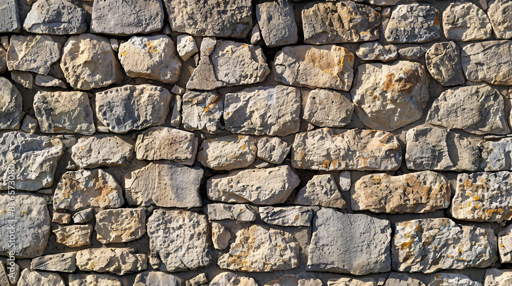 Ancient stone wall from an 18th-century castle or fortress, cracked bricks in close-up, featuring weathered Ancient stone wall from an 18th-century castle or fortress, cracked bricks in close-up, featuring weathered