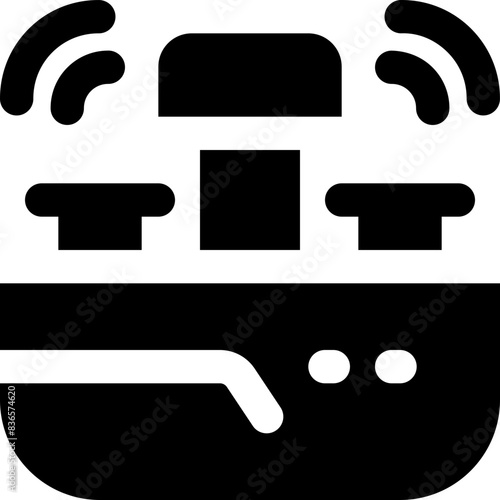 sink icon. vector glyph icon for your website, mobile, presentation, and logo design.