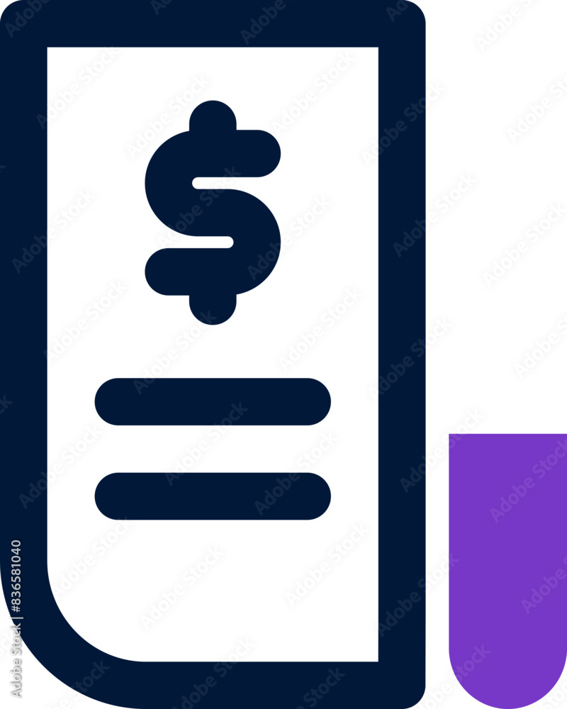 invoice icon. vector dual tone icon for your website, mobile, presentation, and logo design. invoice icon. vector dual tone icon for your website, mobile, presentation, and logo design.