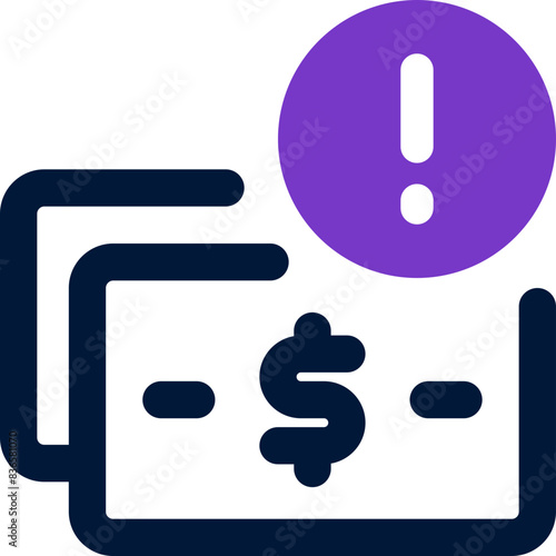 recession icon. vector dual tone icon for your website, mobile, presentation, and logo design.