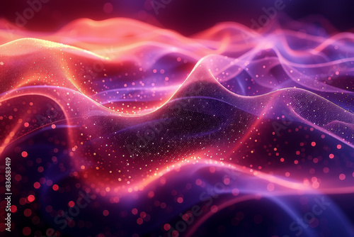 Wallpaper Mural Digital background for tech, AI, neural networks, data, audio, graphics Torontodigital.ca