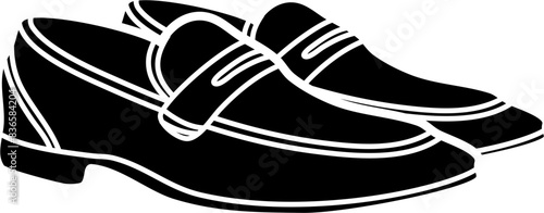 dress loafers vector illustration
