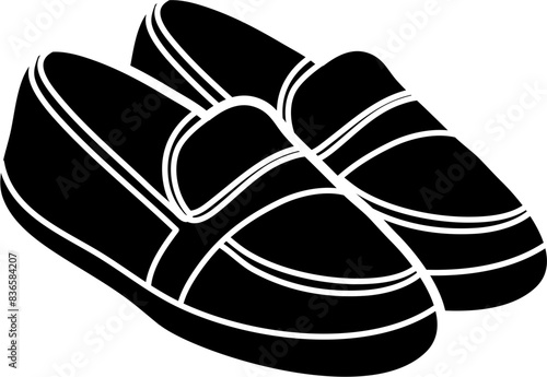 espadrille loafers vector illustration