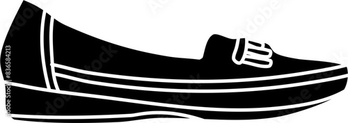 kiltie loafers vector illustration