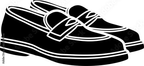 penny loafers vector illustration