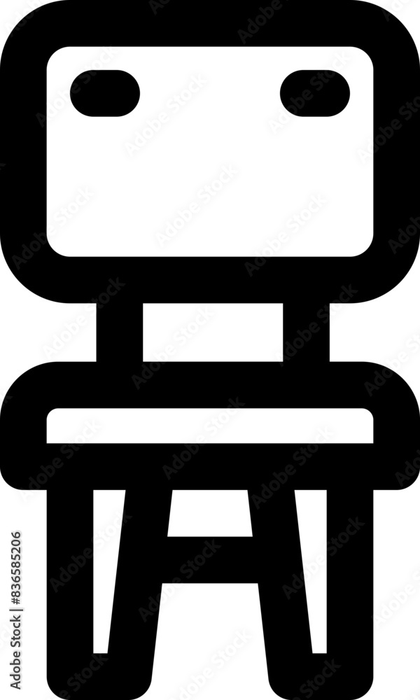 chair icon. vector line icon for your website, mobile, presentation, and logo design. chair icon. vector line icon for your website, mobile, presentation, and logo design.