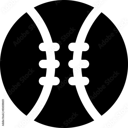 tennis ball icon. vector glyph icon for your website, mobile, presentation, and logo design.
