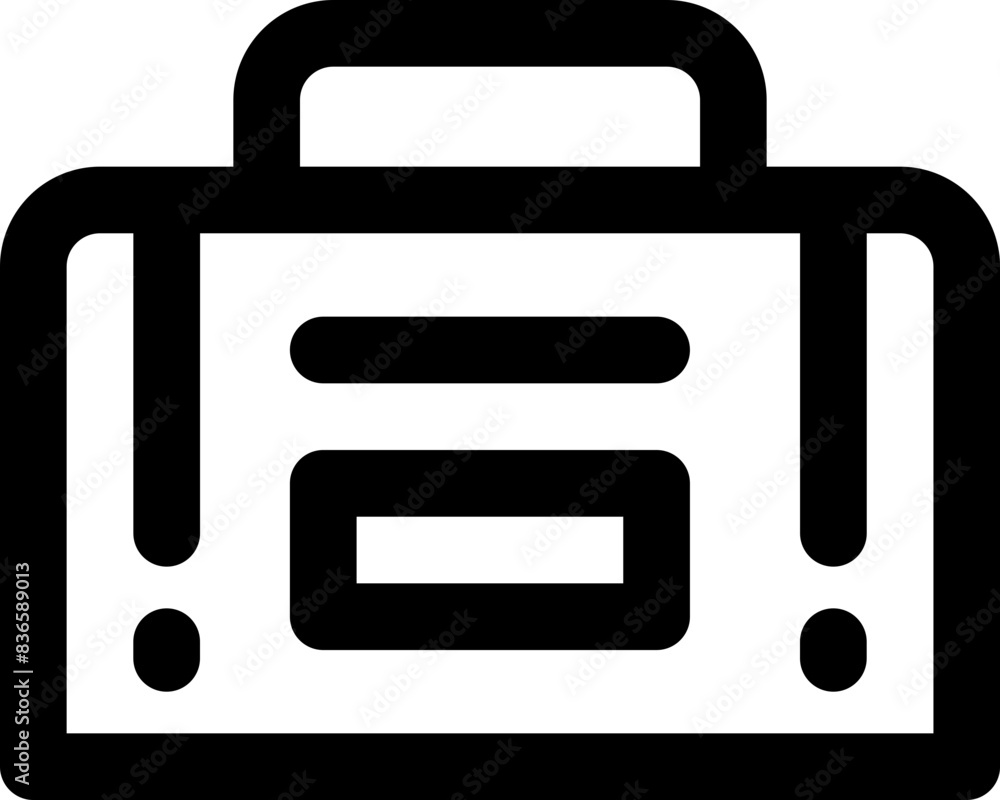 sport bag icon. vector line icon for your website, mobile, presentation, and logo design. sport bag icon. vector line icon for your website, mobile, presentation, and logo design.