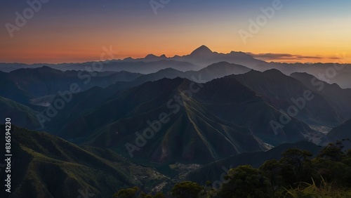 mountain landscape photography ai generated