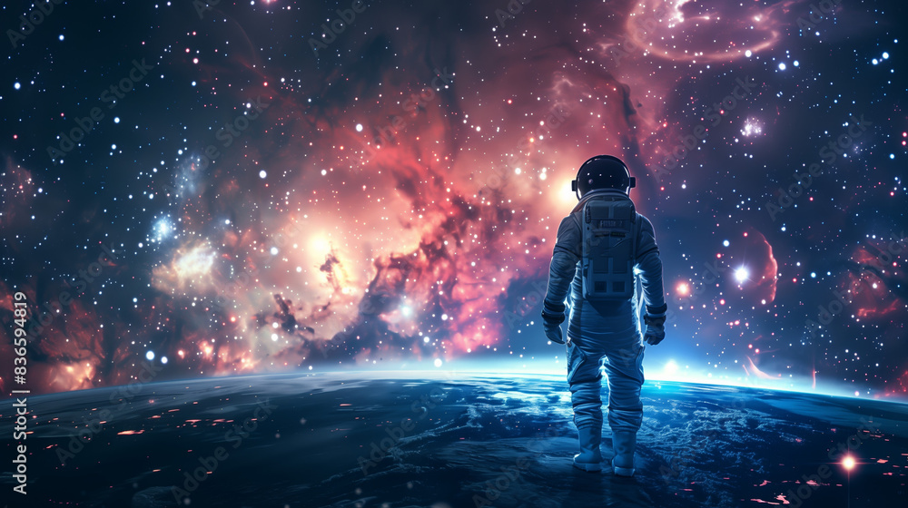 Journey to the Unknown: Space Explorer Encountering Mysterious Celestial Wonders Journey to the Unknown: Space Explorer Encountering Mysterious Celestial Wonders