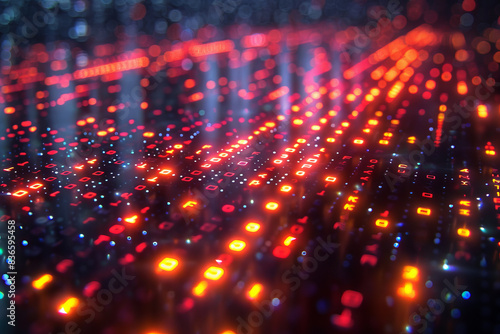 Wallpaper Mural Digital background for tech, AI, neural networks, data, audio, graphics Torontodigital.ca