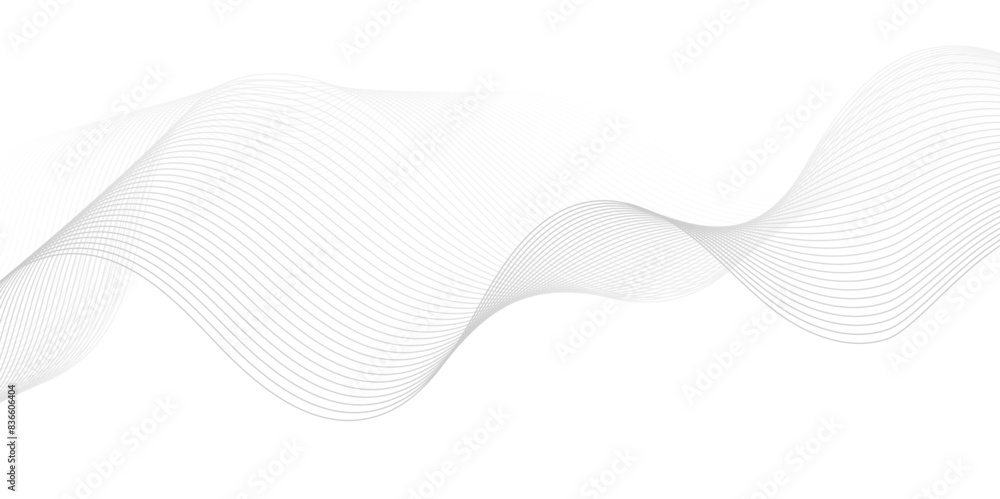 Vector abstract white digital blend wave lines technology background. Modern minimal gradient white flowing wave lines and glowing moving lines. Futuristic technology and sound wave lines background. Vector abstract white digital blend wave lines technology background. Modern minimal gradient white flowing wave lines and glowing moving lines. Futuristic technology and sound wave lines background.