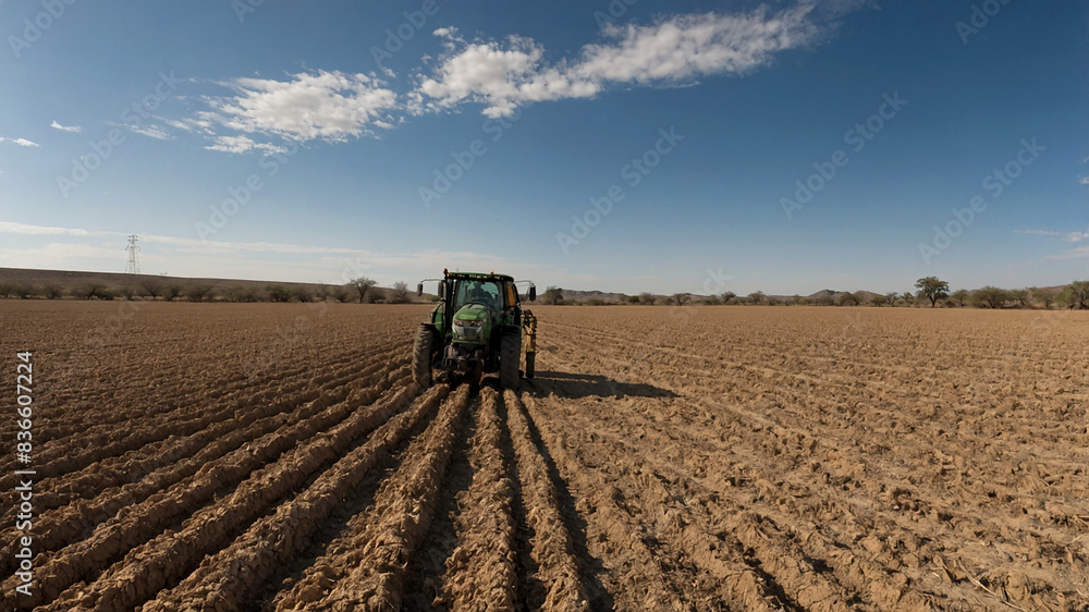 Fototapeta premium Drought and drought in the world
