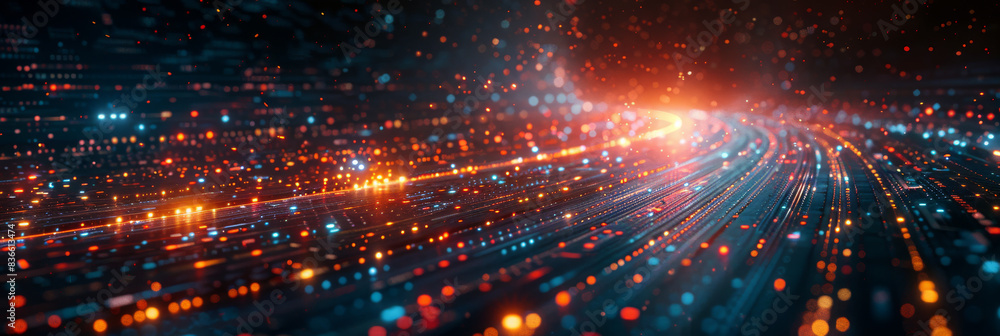 Digital background for tech, AI, neural networks, data, audio, graphics Digital background for tech, AI, neural networks, data, audio, graphics