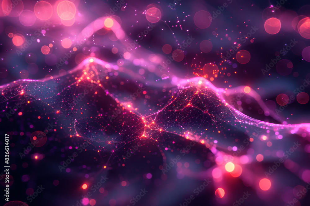 Digital background for tech, AI, neural networks, data, audio, graphics Digital background for tech, AI, neural networks, data, audio, graphics