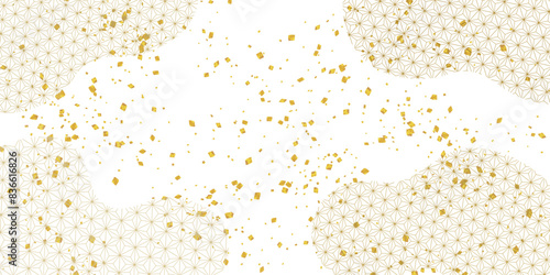 和柄　金　模様　背景	