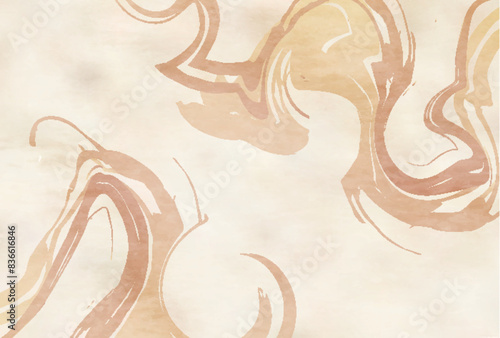 和柄　波　模様　背景	