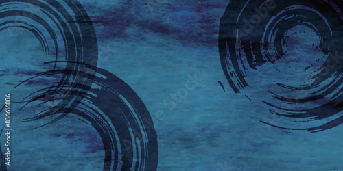 和柄　渦巻　模様　背景	