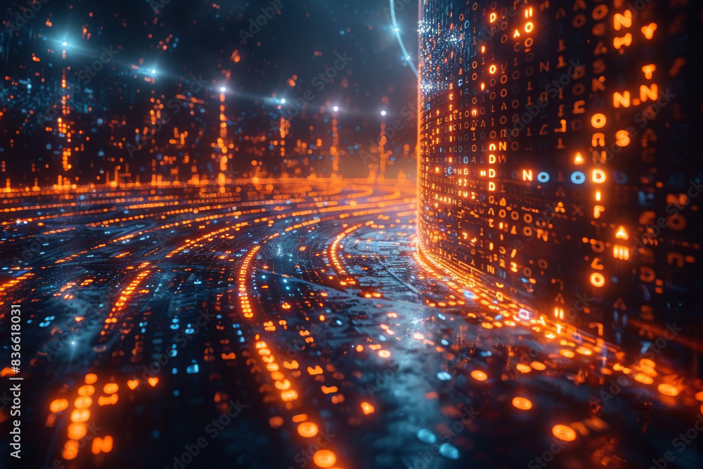 Digital background for tech, AI, neural networks, data, audio, graphics Digital background for tech, AI, neural networks, data, audio, graphics