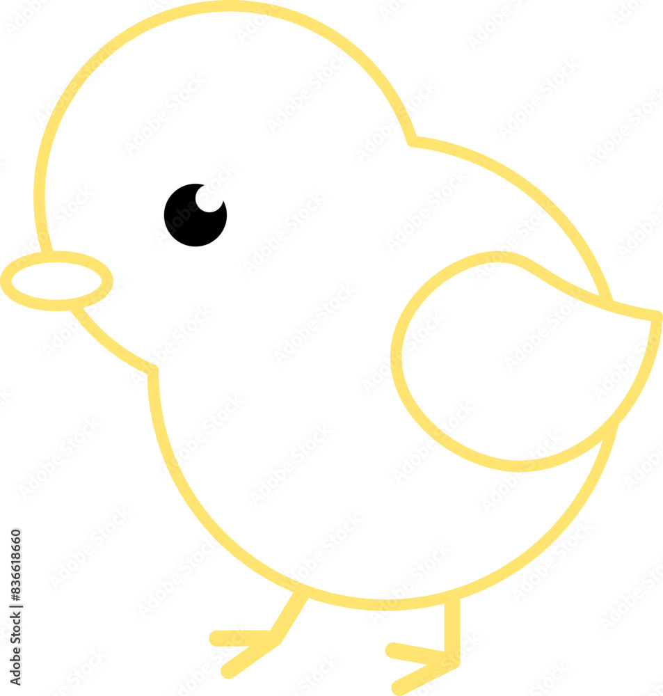 Obraz premium 봄이 오네 병아리