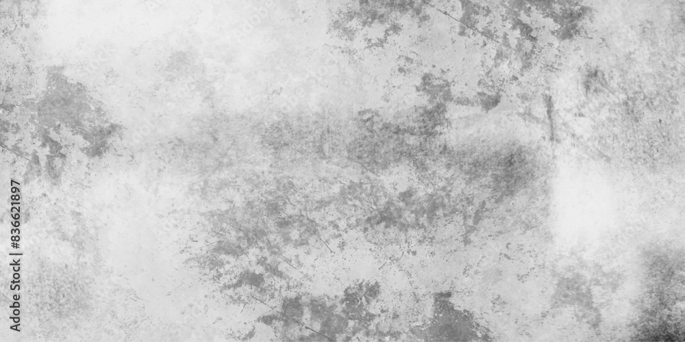 Fototapeta premium Black and white stain old concrete texture grunge paper texture overlay isolated decorative vintage background.