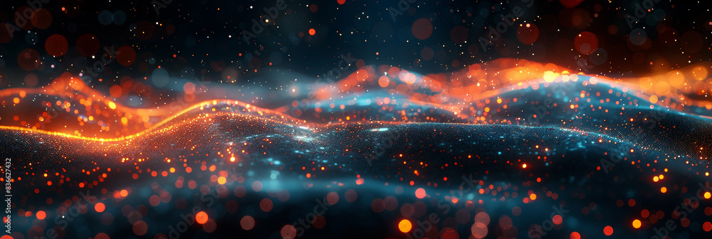 Digital background for tech, AI, neural networks, data, audio, graphics Digital background for tech, AI, neural networks, data, audio, graphics
