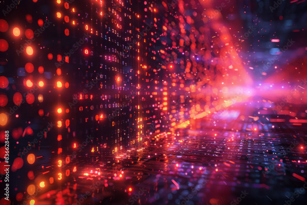 Digital background for tech, AI, neural networks, data, audio, graphics Digital background for tech, AI, neural networks, data, audio, graphics