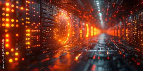 Digital background for tech  AI  neural networks  data  audio  graphics