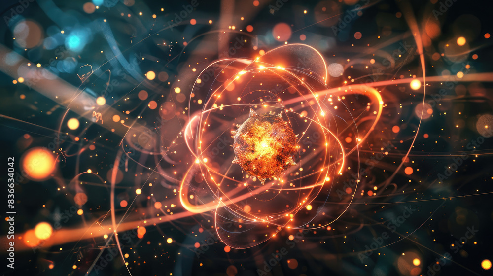 Dynamic Electron Paths Around Nucleus in Realistic Atomic Model Dynamic Electron Paths Around Nucleus in Realistic Atomic Model