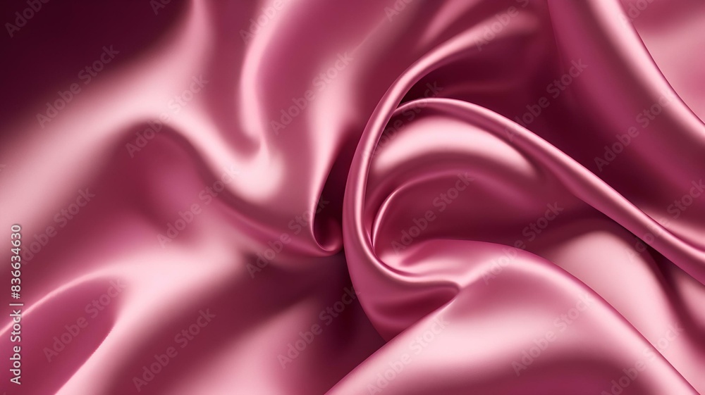 Obraz premium Pink satin fabric background 