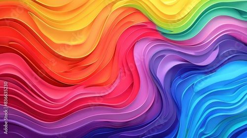 LGBT,Pride Month, Pride Day, Rainbow Colored Background