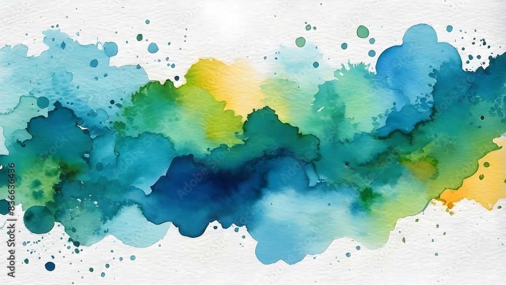 Obraz premium colorful watercolor background