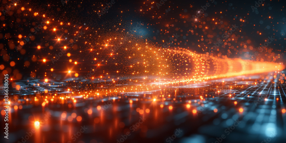 Digital background for tech, AI, neural networks, data, audio, graphics Digital background for tech, AI, neural networks, data, audio, graphics