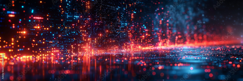 Digital background for tech, AI, neural networks, data, audio, graphics Digital background for tech, AI, neural networks, data, audio, graphics