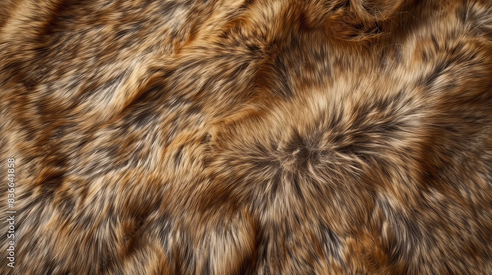 Close-up Brown and Black Animal Fur Texture Close-up Brown and Black Animal Fur Texture