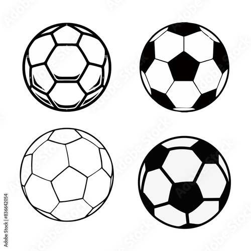 foot ball icon Soccer ball icon. football simple black style, Vector illustration. supports icons 