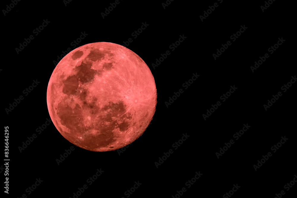 Obraz premium The Crimson Moon