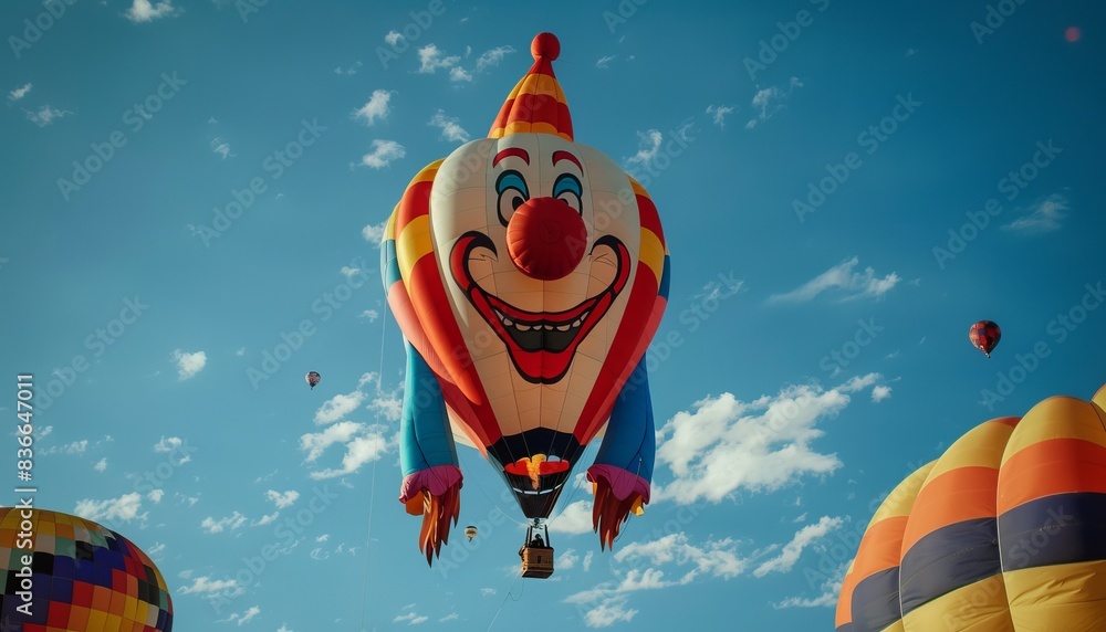 Fototapeta premium Clowning Around at the Albuquerque International Balloon Fiesta