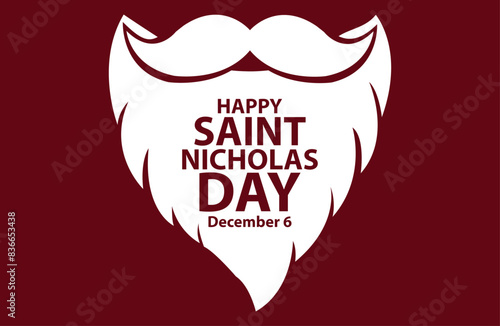 Saint Nicholas Day. December 6. Holiday concept