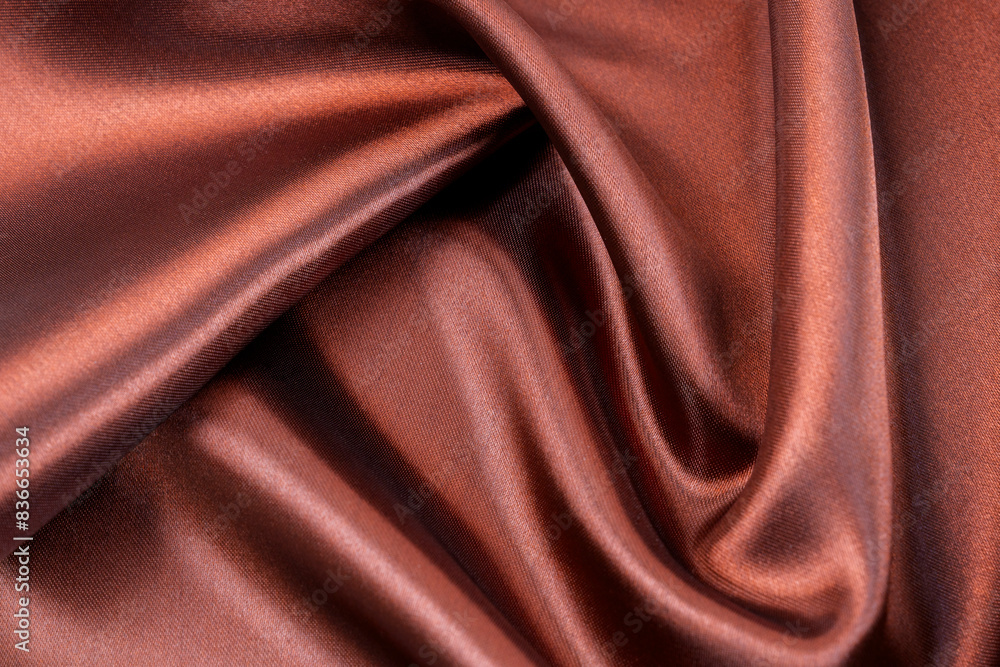 Fototapeta premium Abstract background luxury cloth or liquid wave or wavy folds of grunge silk texture satin velvet material