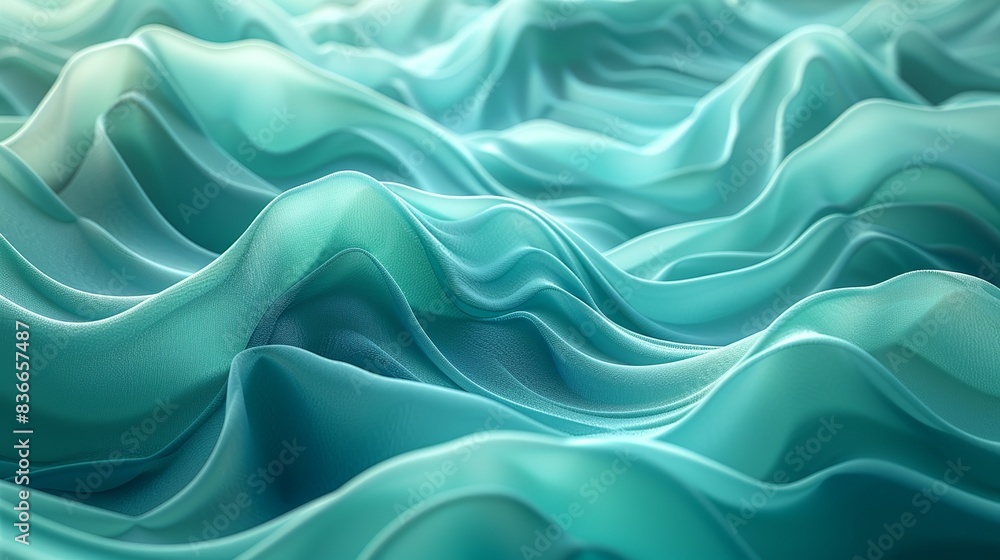 Obraz premium Waves in Abstract Motion Background with Soft Lines and Liquid Texture