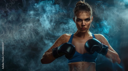 The female boxing athlete © MP Studio