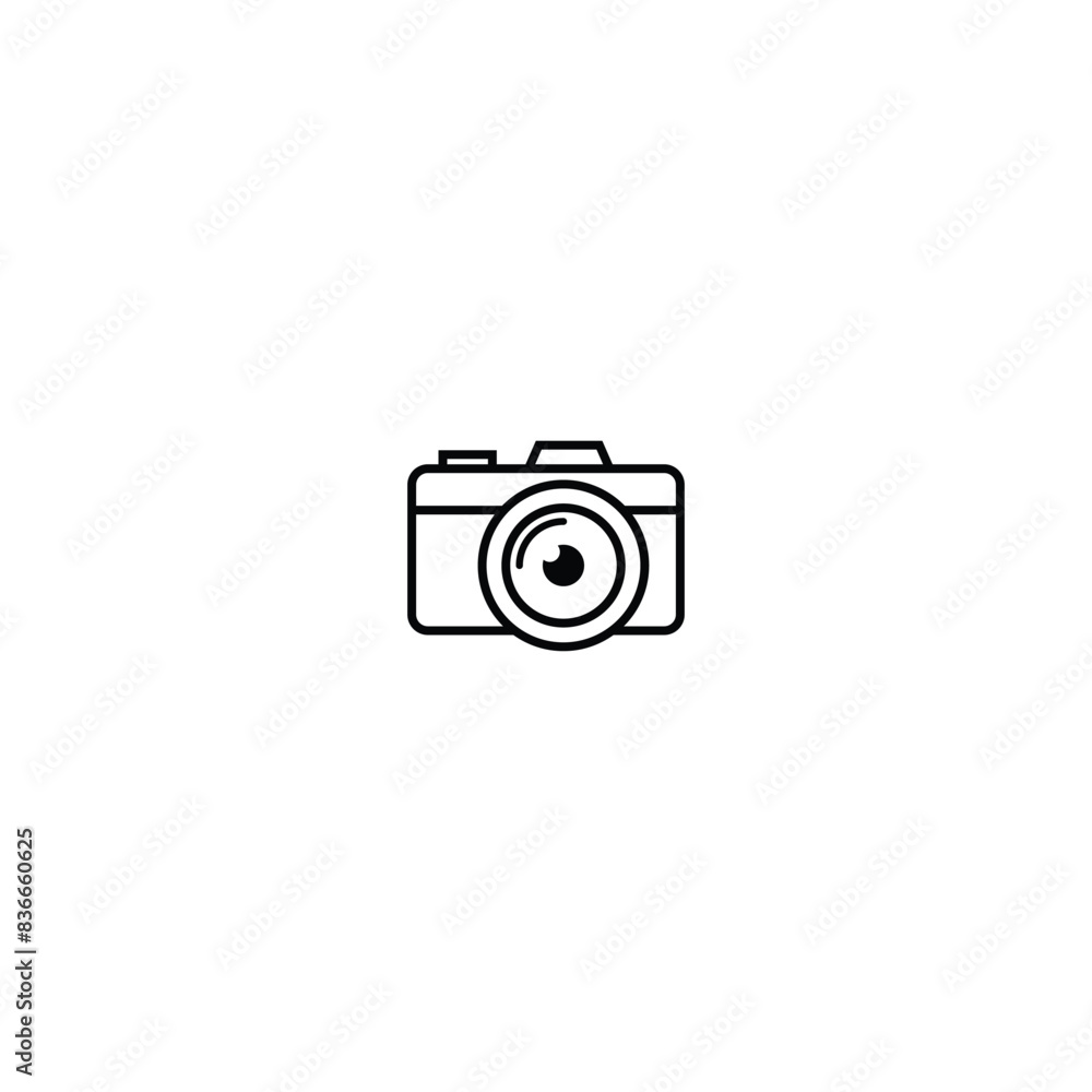 Mirrorless camera icon, Mirrorless camera logo vector graphics Mirrorless camera icon, Mirrorless camera logo vector graphics