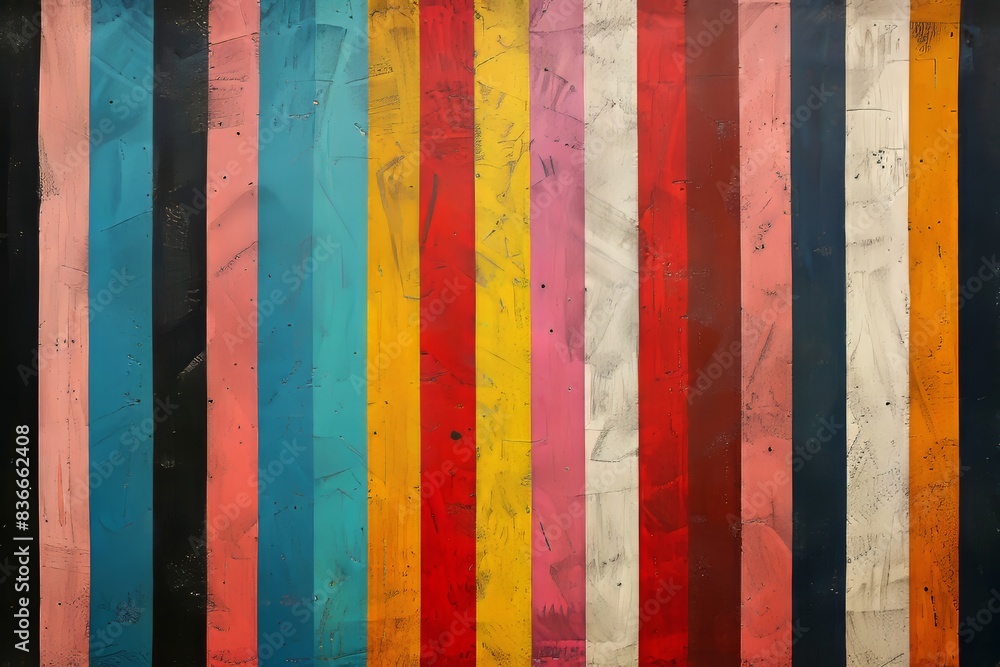 Vibrant Striped Patterns for Modern Designs Generative AI Vibrant Striped Patterns for Modern Designs Generative AI