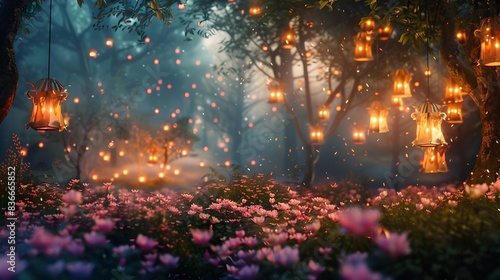Mystical Forest Glade with ...