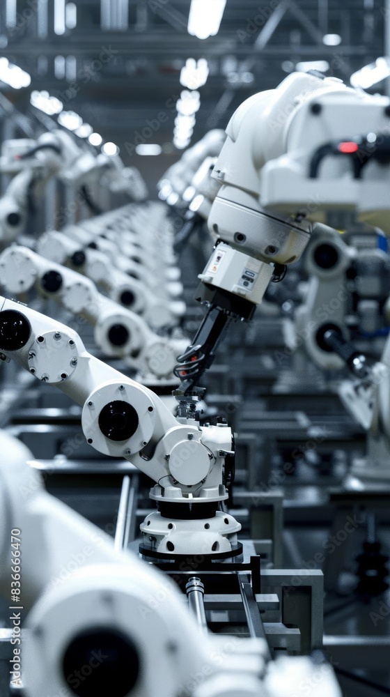 3D Model Abstract Art of Relentless abstract industrial robot assembly line never stopping production 3D Model Abstract Art of Relentless abstract industrial robot assembly line never stopping production