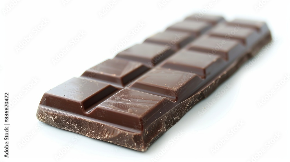 a chocolate bar isolated on white background a chocolate bar isolated on white background