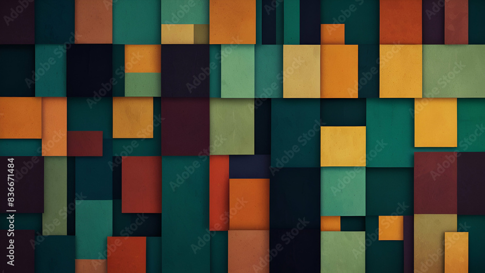 Abstract geometric backdrop featuring rectangles for texture wallpaper posters or invitation card designs
Abstract geometric backdrop featuring rectangles for texture wallpaper posters or invitation card designs