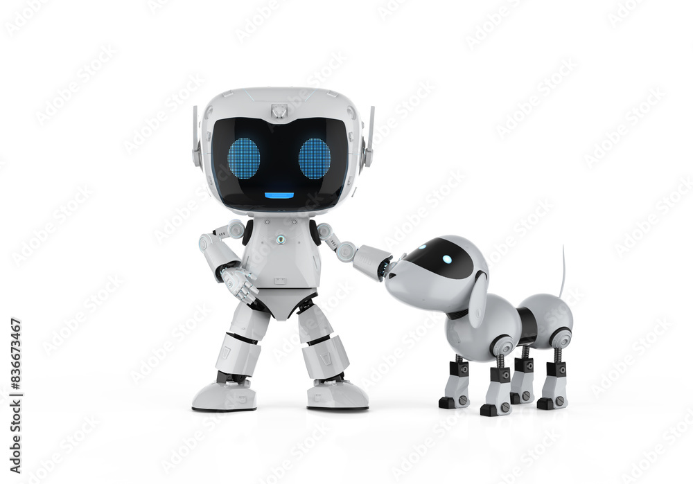 Ai personal assistant robot with dog robot Ai personal assistant robot with dog robot