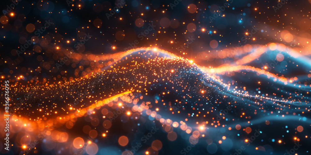 Digital background for tech, AI, neural networks, data, audio, graphics Digital background for tech, AI, neural networks, data, audio, graphics